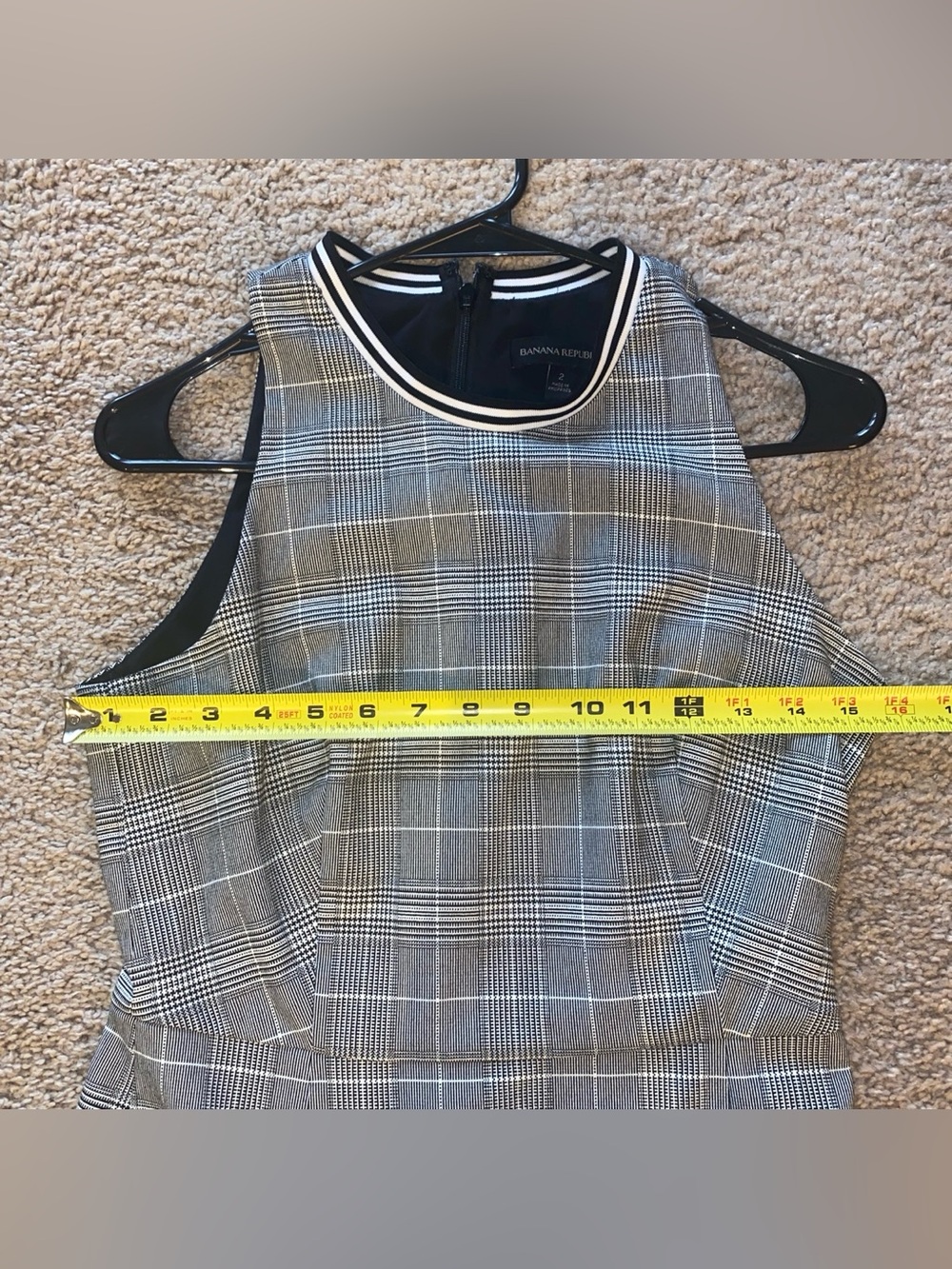 Banana Republic Plaid Sheath Dress Size 2 - Picture 12 of 12